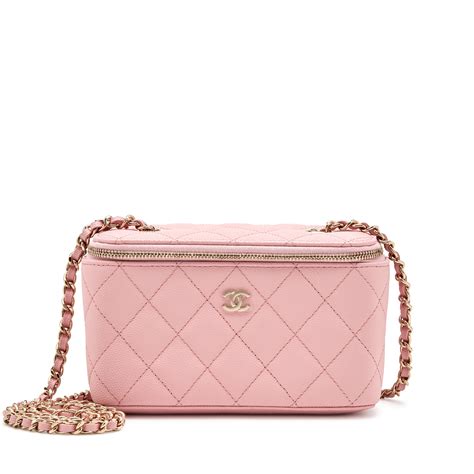 chanel vanity 2021|chanel pink ref bag.